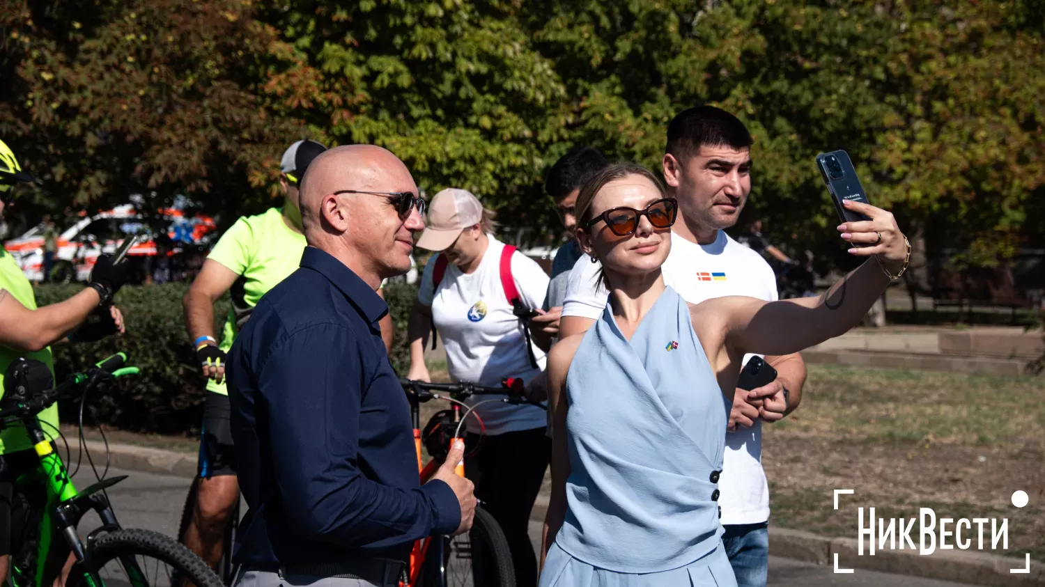 Bicycle race to the 235th anniversary of Mykolaiv. Photo «MykVisty"