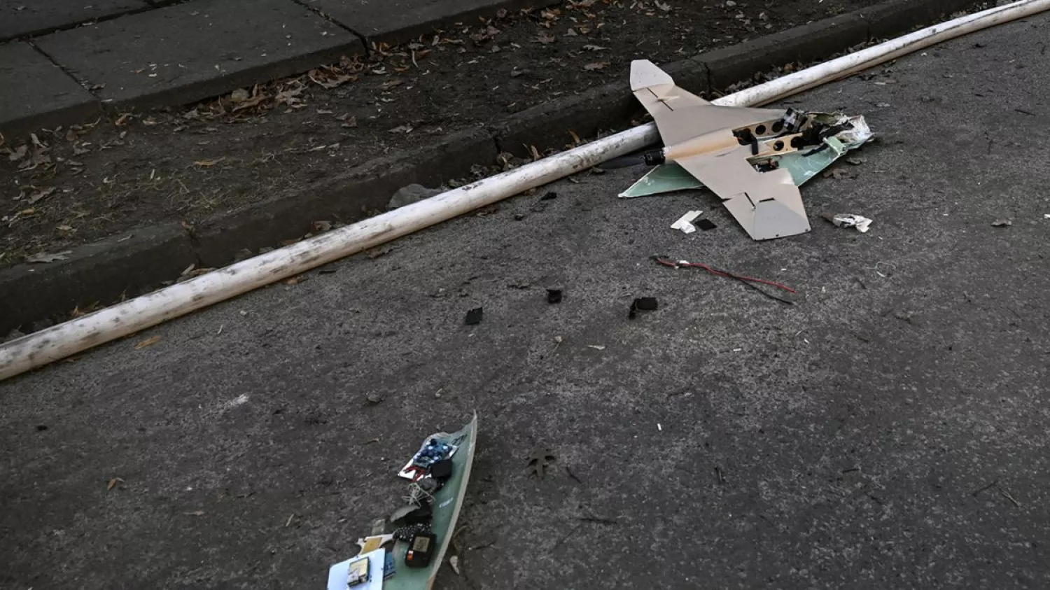 Destroyed drone, illustrative photo: Getty Images