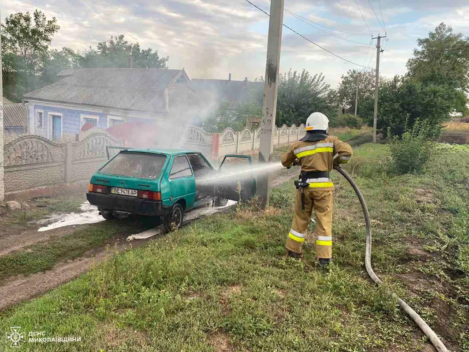 Пожежі у Миколаївській області 14-15 вересня, Фото: ДСНС Миколаївщини