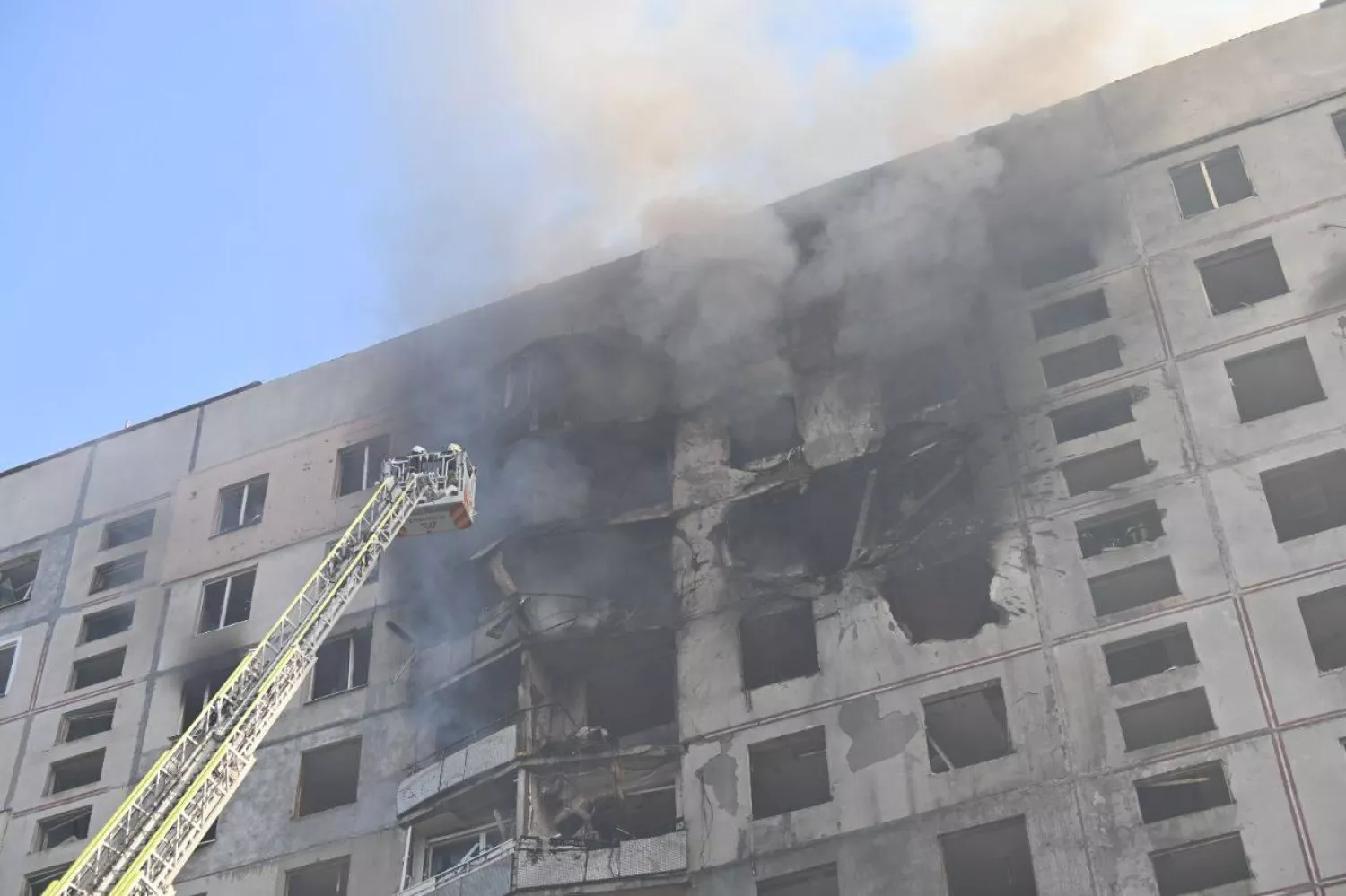 Attack on Kharkiv, photo: Oleg Sinegubov