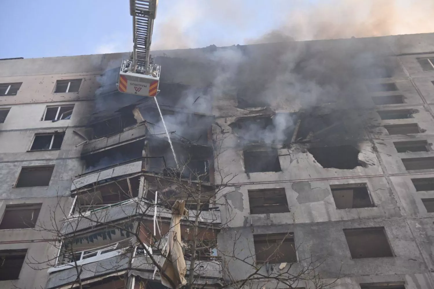 Attack on Kharkiv, photo: Oleg Sinegubov