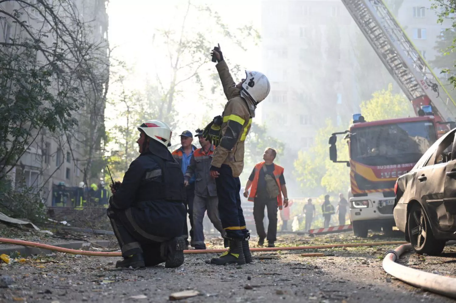 Attack on Kharkiv, photo: Oleg Sinegubov