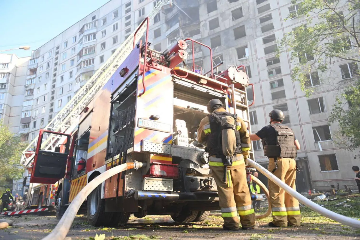 Attack on Kharkiv, photo: Oleg Sinegubov