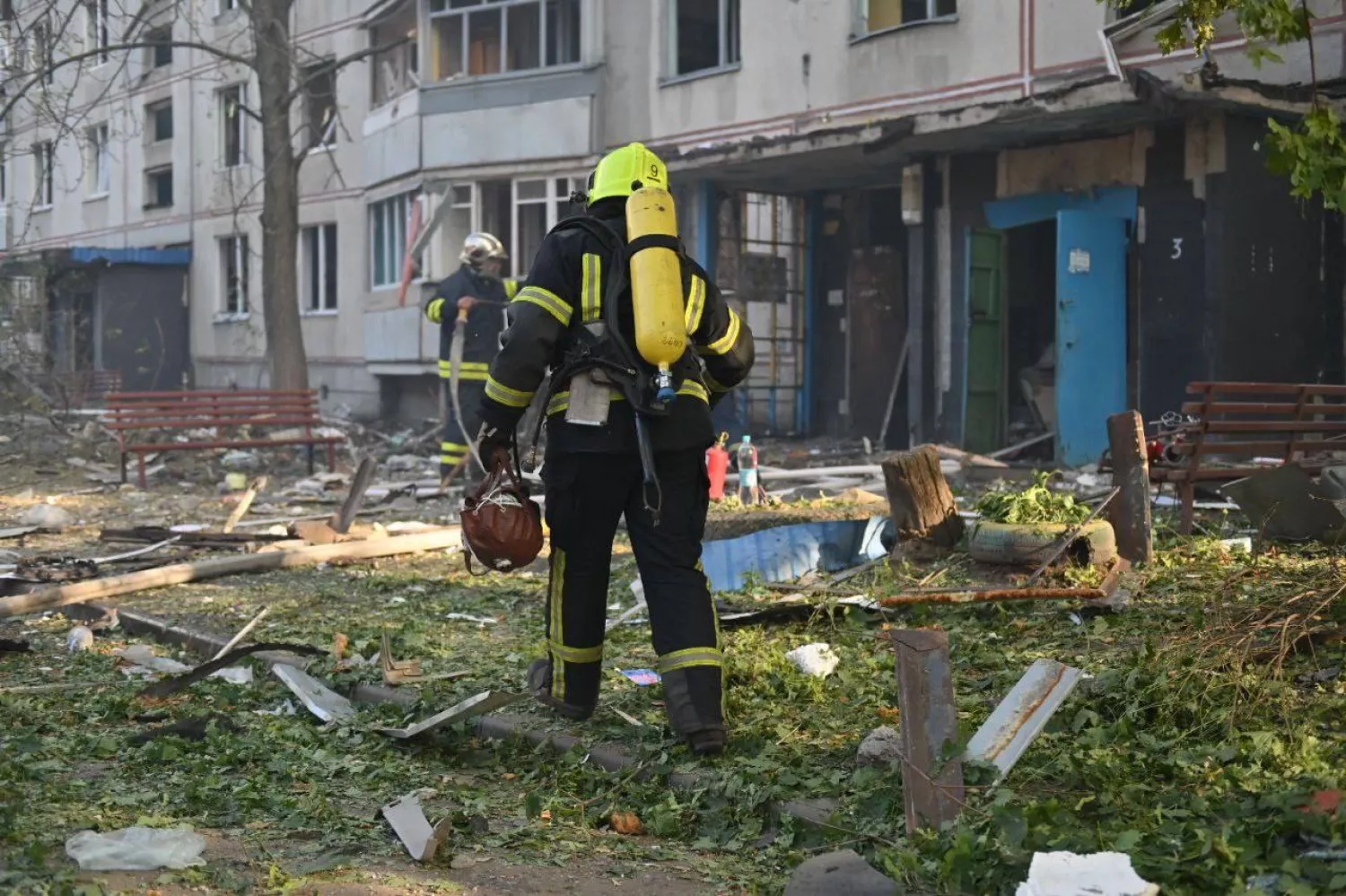 Attack on Kharkiv, photo: Oleg Sinegubov