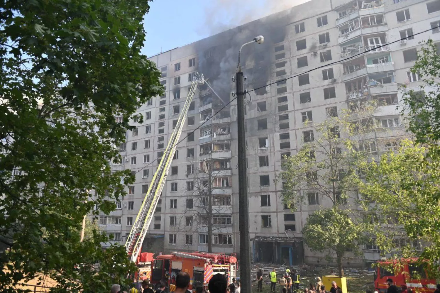 Attack on Kharkiv, photo: Oleg Sinegubov