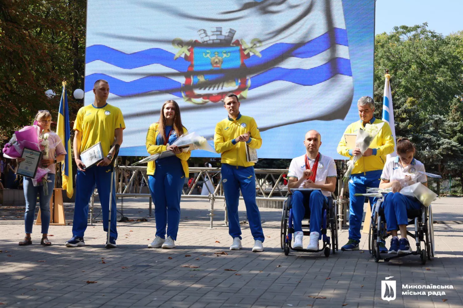 Миколаївські паралімпійці, фото: Миколаївська міська рада