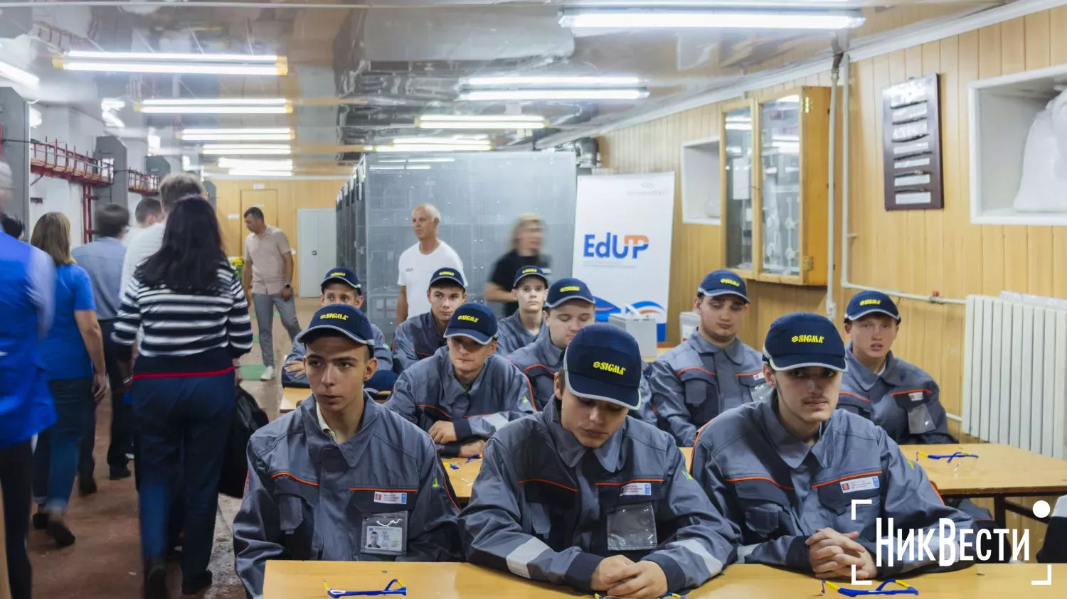 Training at the Higher Vocational School No. 21, photo: «MykVisti"