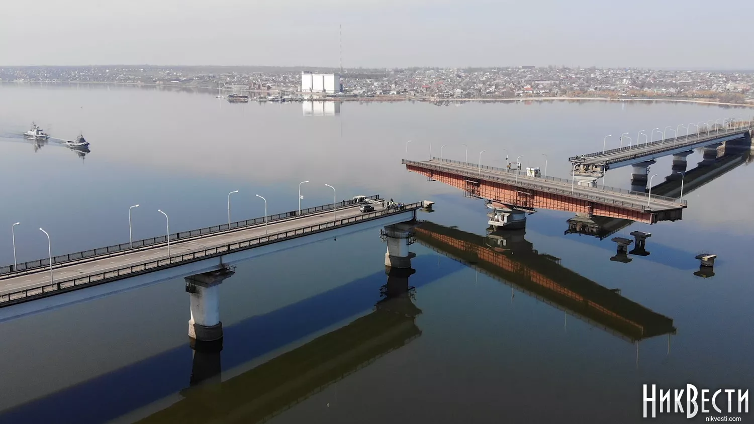 Varvarivsky bridge in Mykolaiv. Photo «NykVesty"