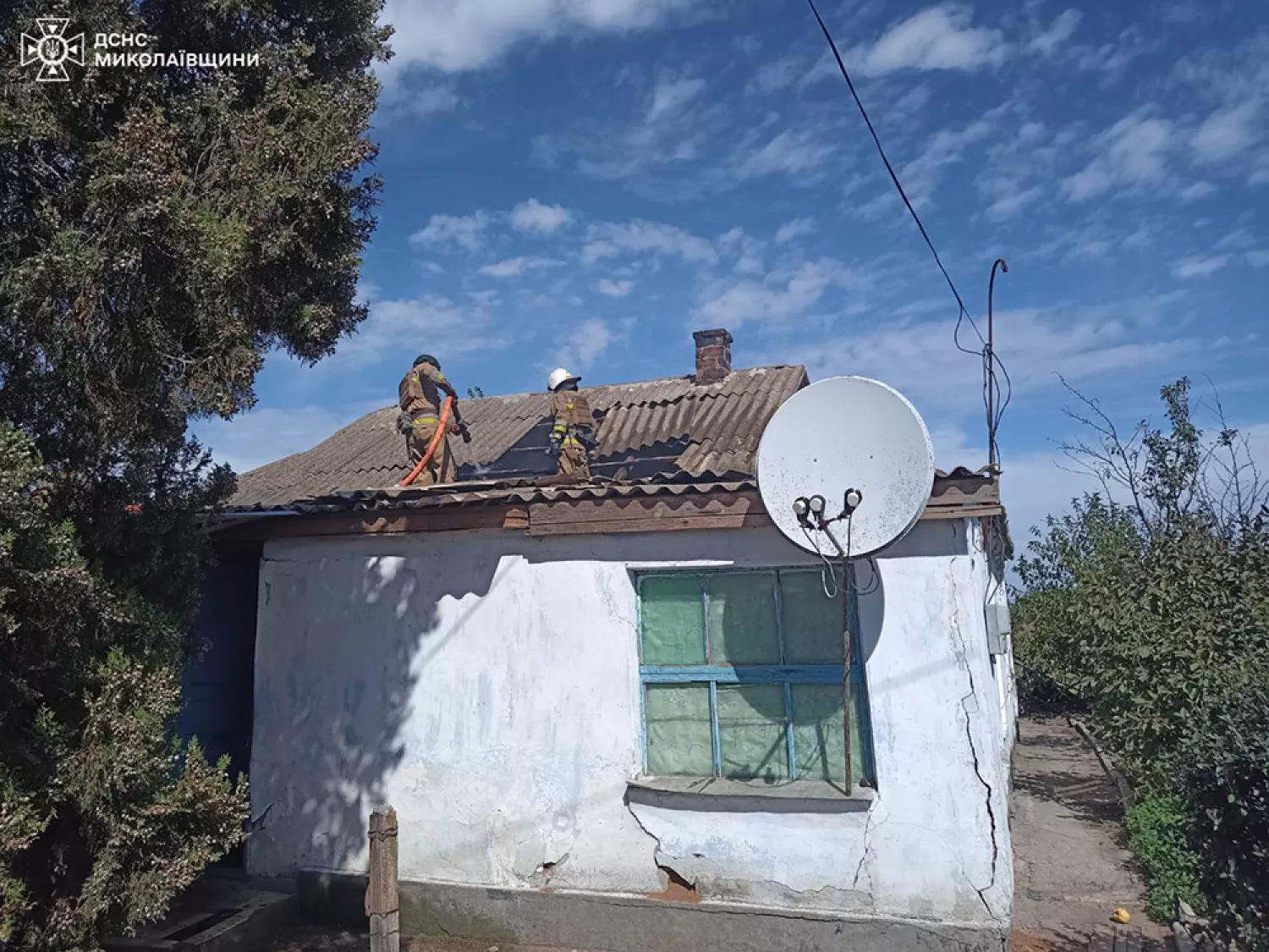 Пожары в Николаевской области. Фото: ГСЧС Николаевской области