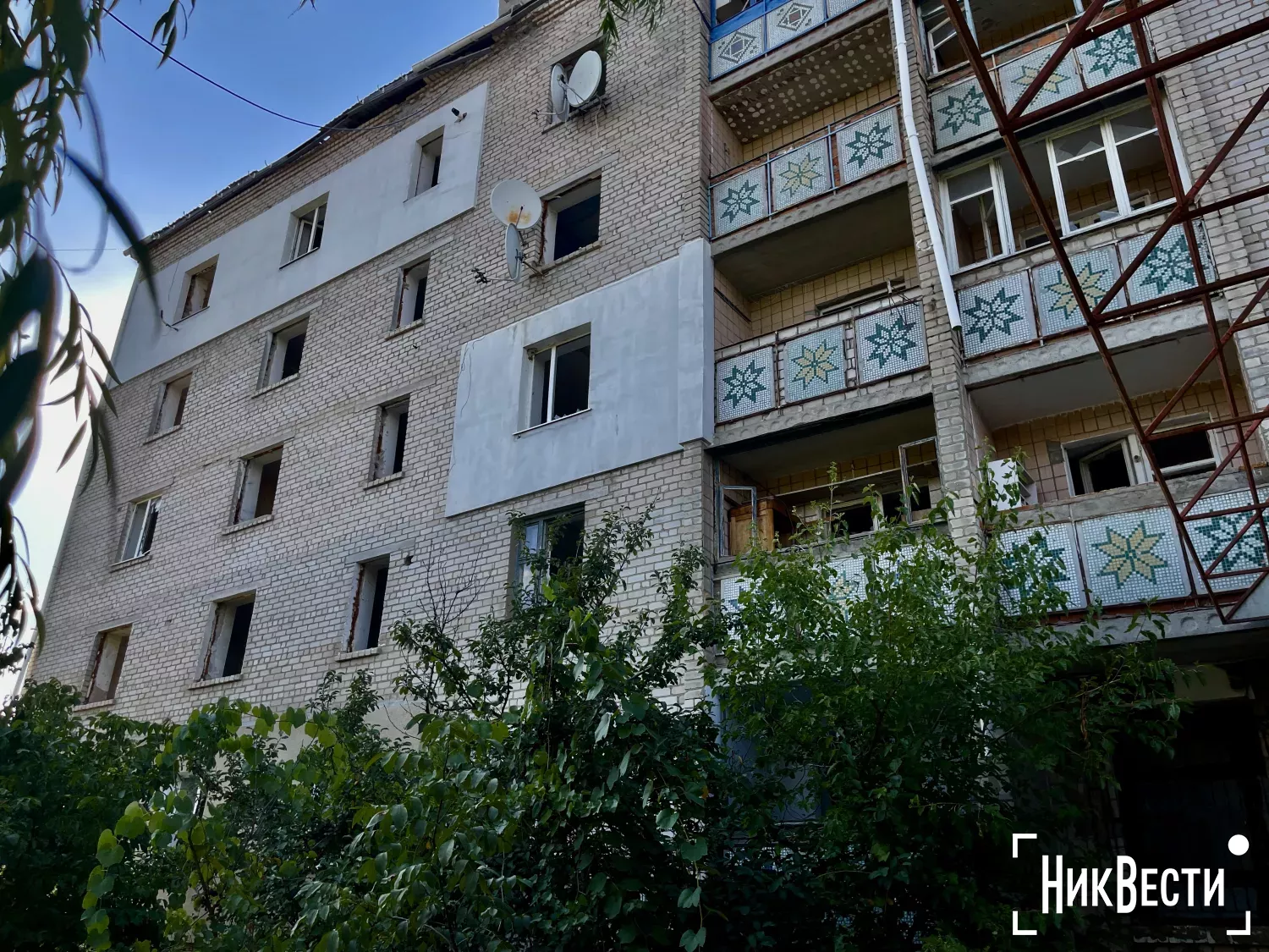 The state of the apartment after arriving in Voznesensk. Photo: «NikVesti"