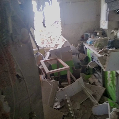 The state of the apartment after arriving in Voznesensk. Photo: «NikVesti"