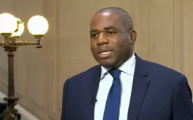 British Foreign Minister David Lammy, Photo taken from censor.net