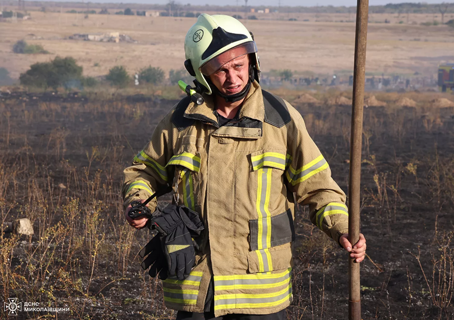 Пожары в Николаевской области. Фото: ГСЧС Николаевской области