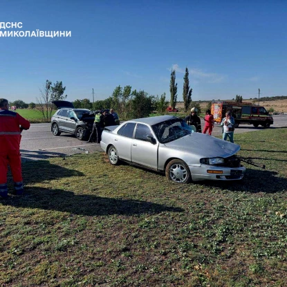 ДТП на трассе М-14 «Одесса-Мелитополь-Новоазовск», фото: ГСЧС Николаевской области