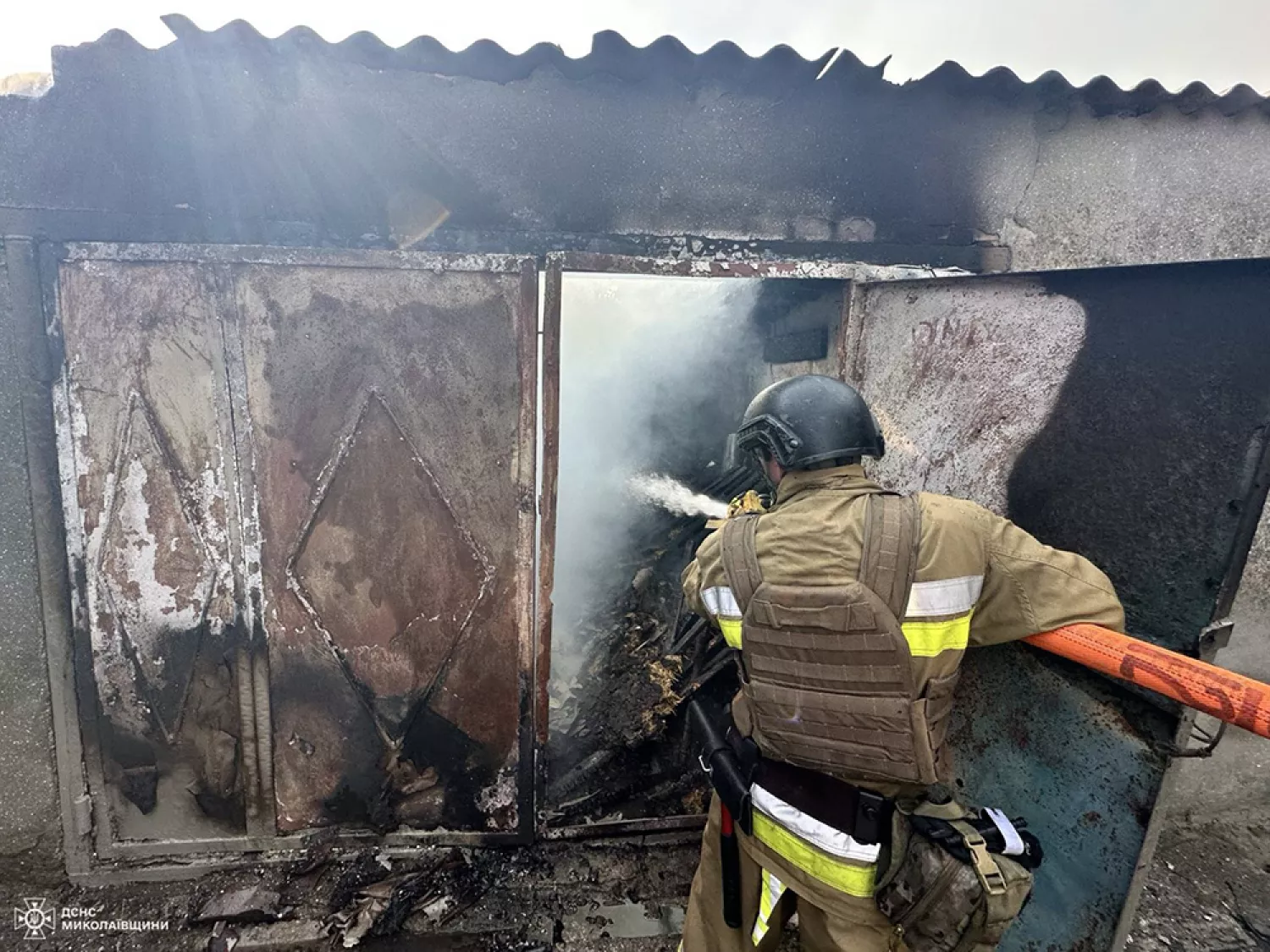 Пожары в Николаевской области. Фото: ГСЧС Николаевской области