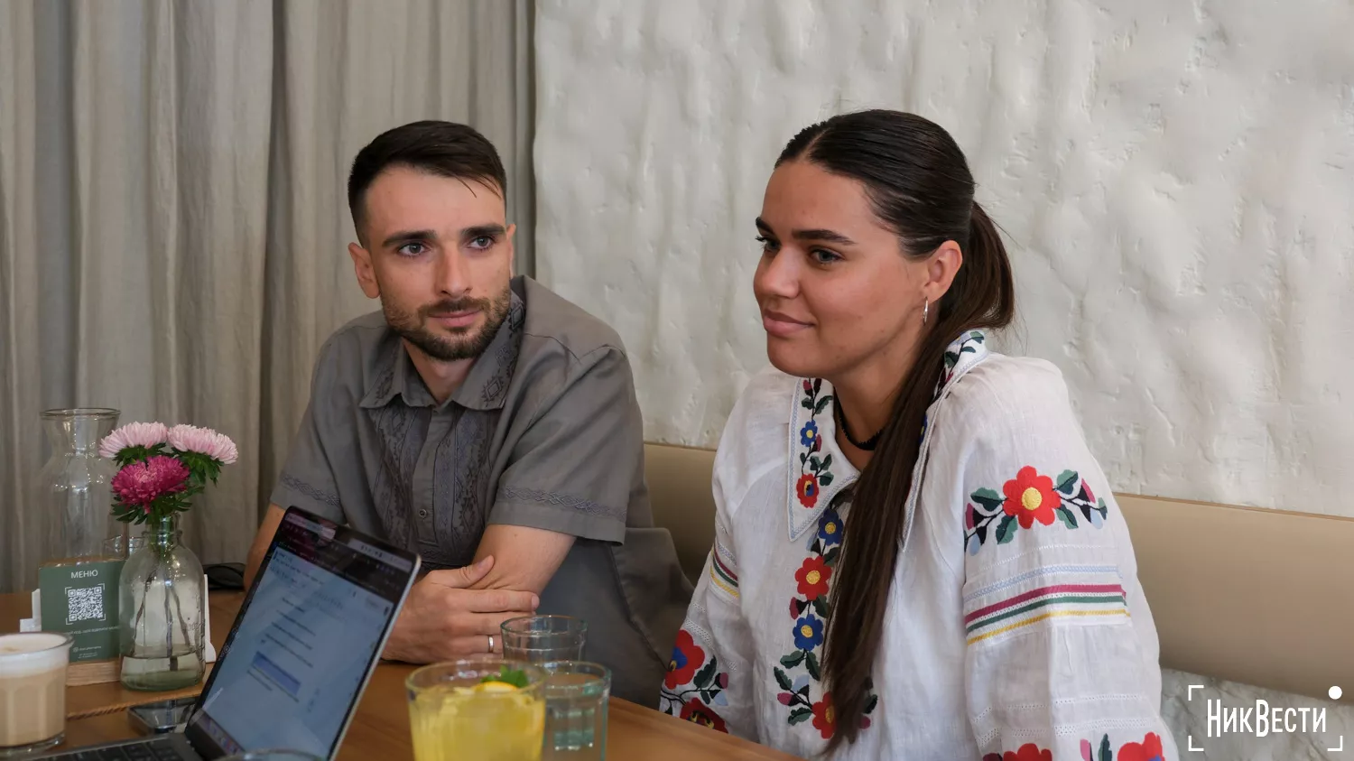 Vadim and Iryna, owners of the «Alternative» coffee shop in Odesa, photo «NikVesti"