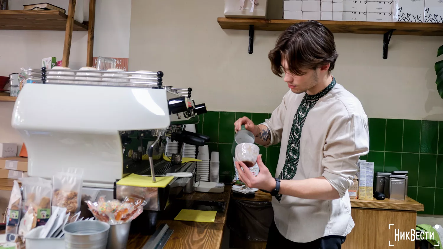 The team of the «Alternativa» coffee shop in Odessa, photo «NikVesti"