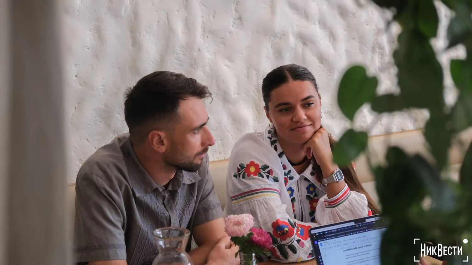 Vadim and Iryna, owners of the «Alternative» coffee shop in Odesa, photo «NikVesti"