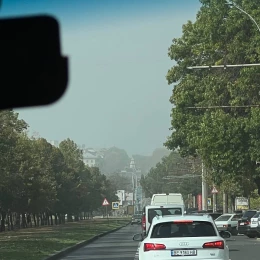 В Николаевской области зафиксирована пылевая мгла из-за восточных ветров из Казахстана и Туркменистана. Фото: «НикВести»