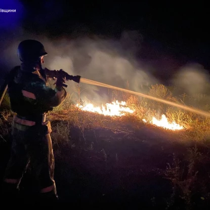 Пожар в Николаевской области 4-5 сентября, фото: ГСЧС Николаевской области