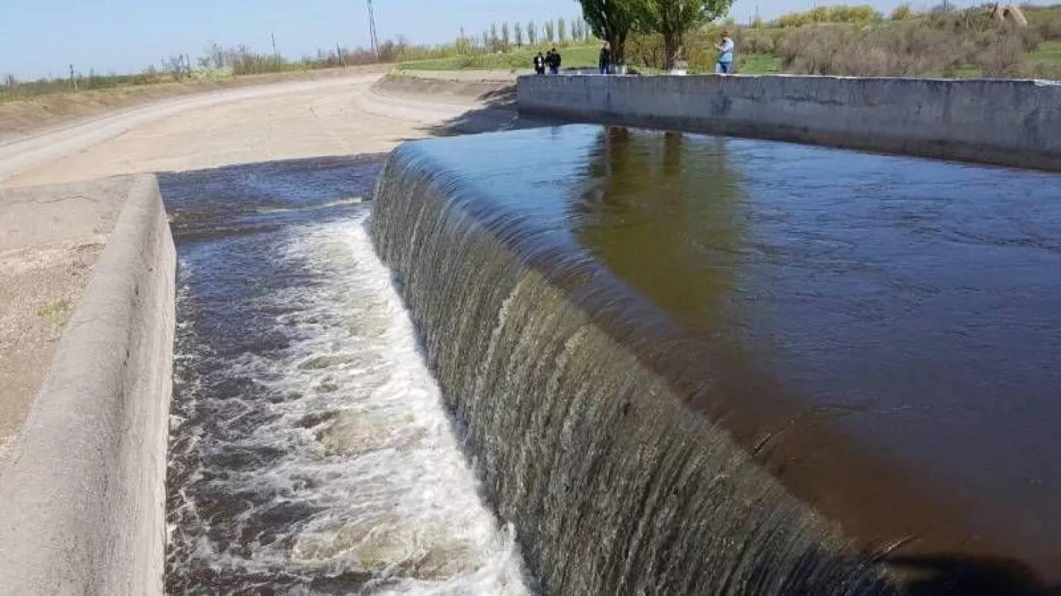 Ingulets irrigation system in the Mykolaiv region, 2018. Photo from social networks