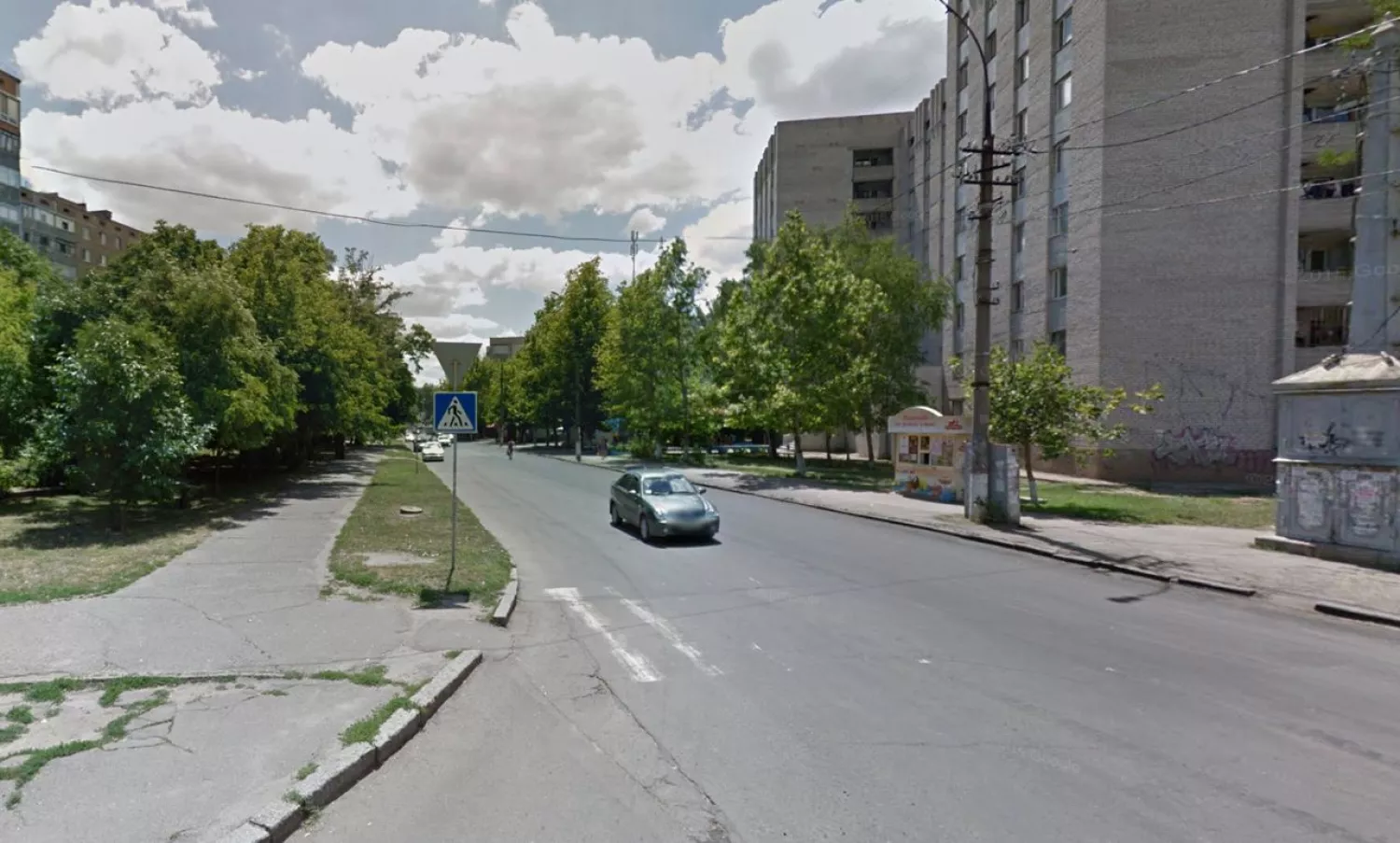 3rd Slobidska Street in the center of Mykolaiv, photo: Google maps