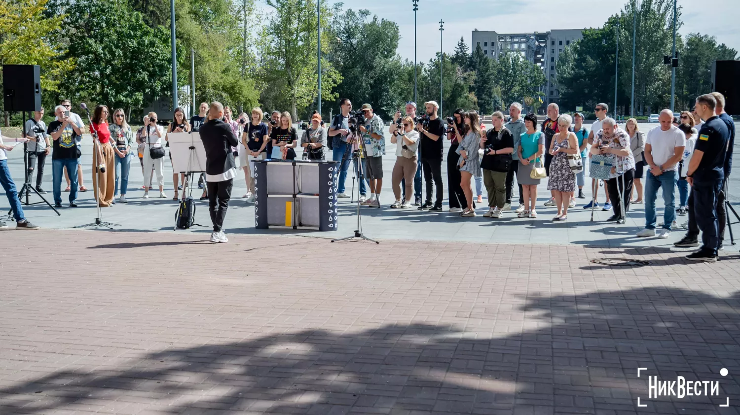 Церемонія спецпогашення марки «Міста героїв. Миколаїв». Фото «МикВісті»