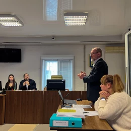 Сторона захисту Володимир Тимошин та Анастасія Гречана. Фото: «НикВести»