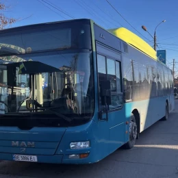 У Вознесенську запровадили безготівкову оплату у міському транспорті. Фото: пресслужба Вознесенської міської ради