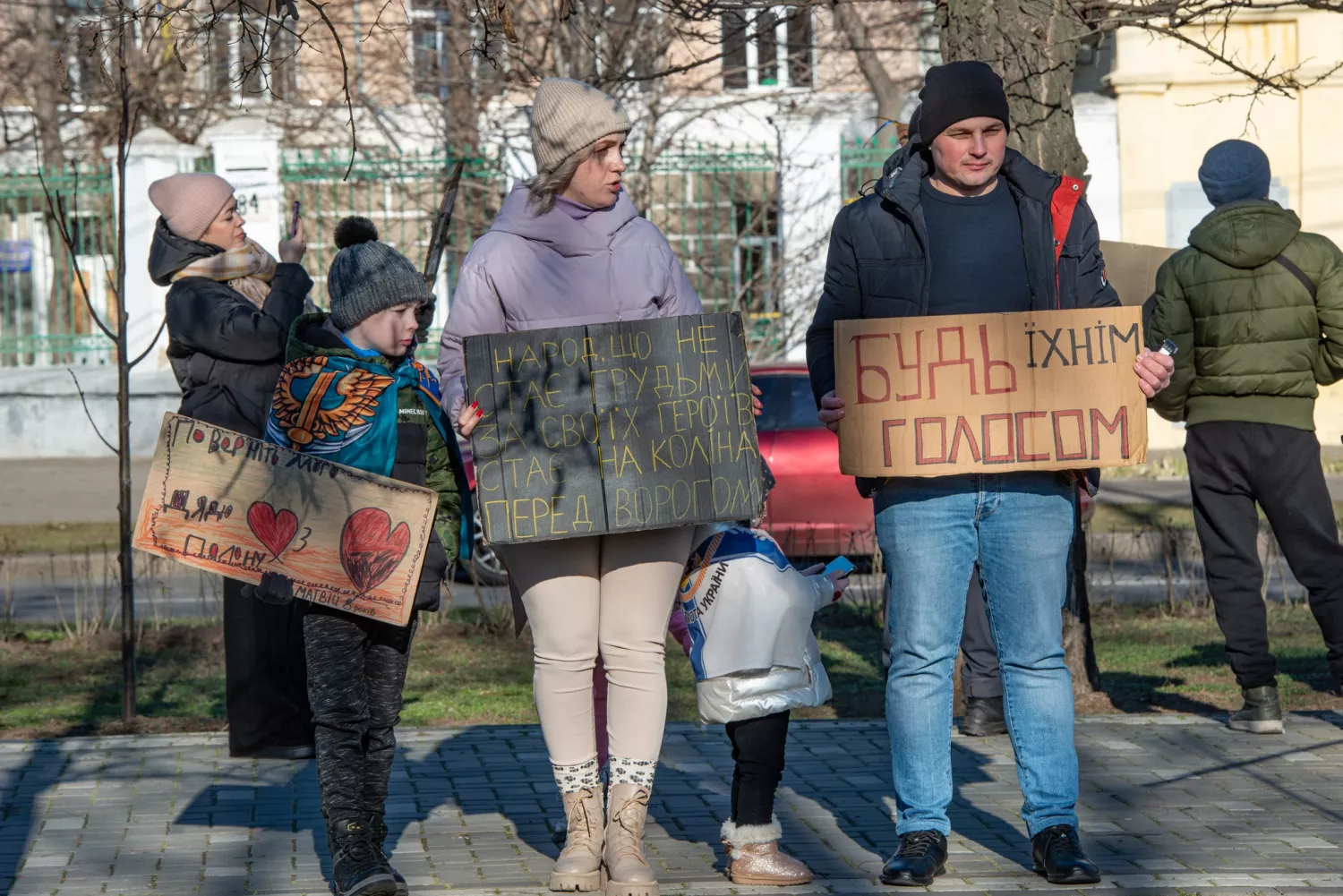 Мітинг в підтримку військовополонених та зниклих безвісти у Миколаєві, фото: Сергій Кононенко