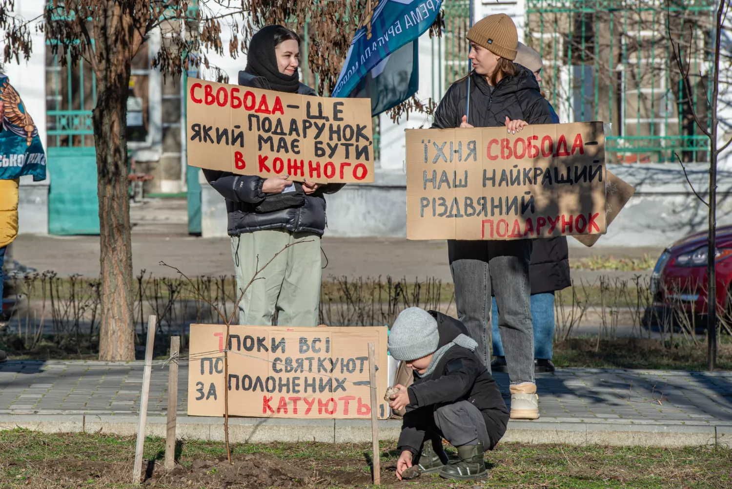 Мітинг в підтримку військовополонених та зниклих безвісти у Миколаєві, фото: Сергій Кононенко