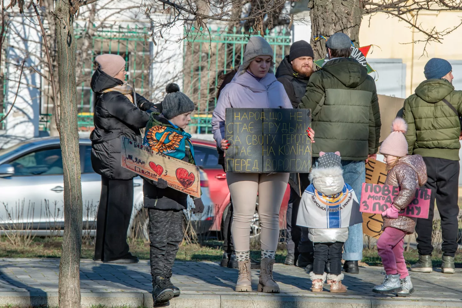 Мітинг в підтримку військовополонених та зниклих безвісти у Миколаєві, фото: Сергій Кононенко