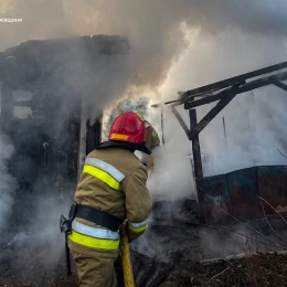 Пожежа у Первомайську 9 січня, фото: ДСНС Миколаївщини