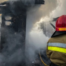 Пожежа у Первомайську 9 січня, фото: ДСНС Миколаївщини