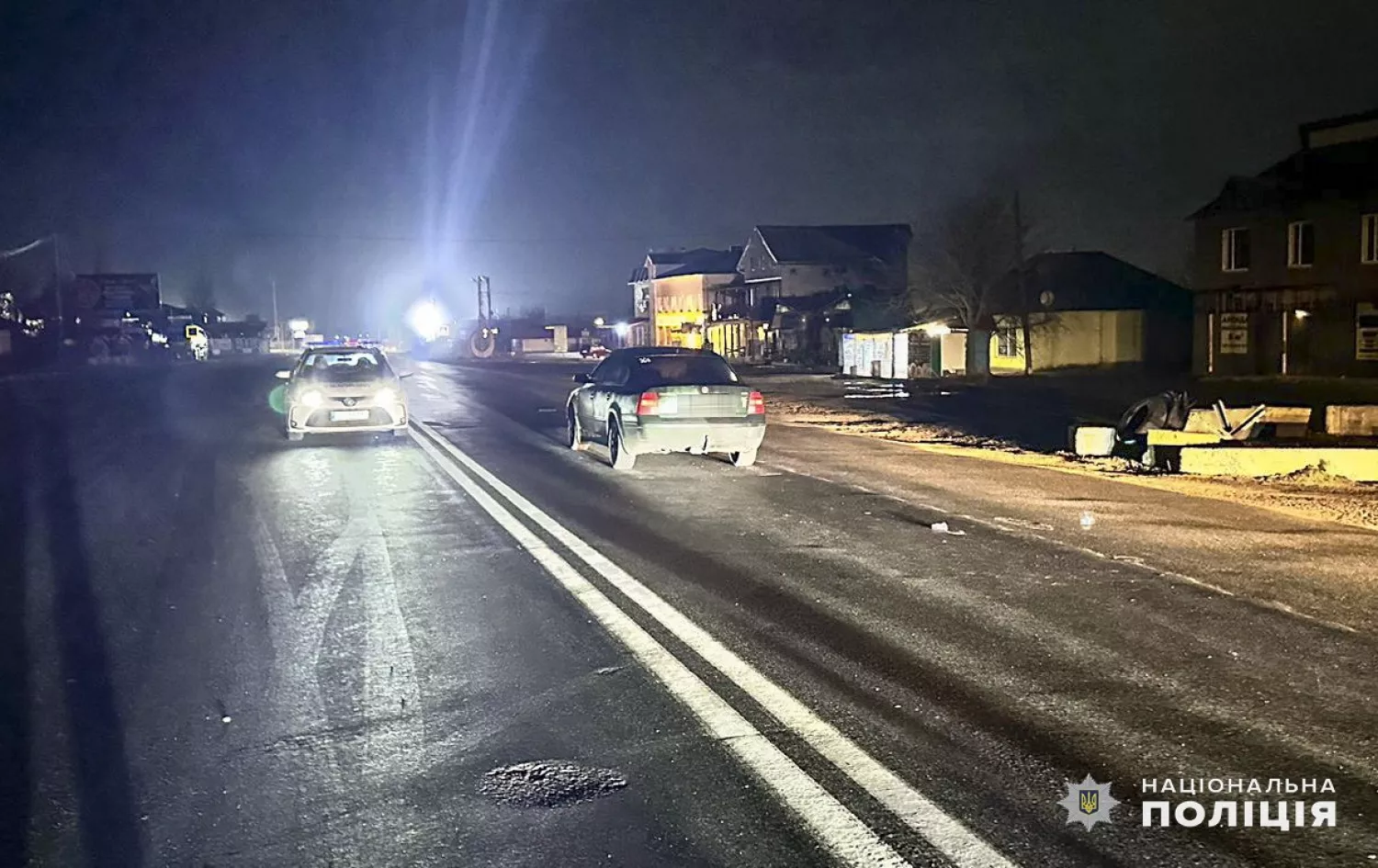 Аварія у Коблевому. Фото: поліція Миколаївщини