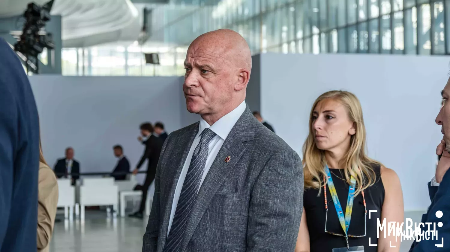 Геннадій Труханов на Конференції з відновлення у Римі. Фото: «НикВести»