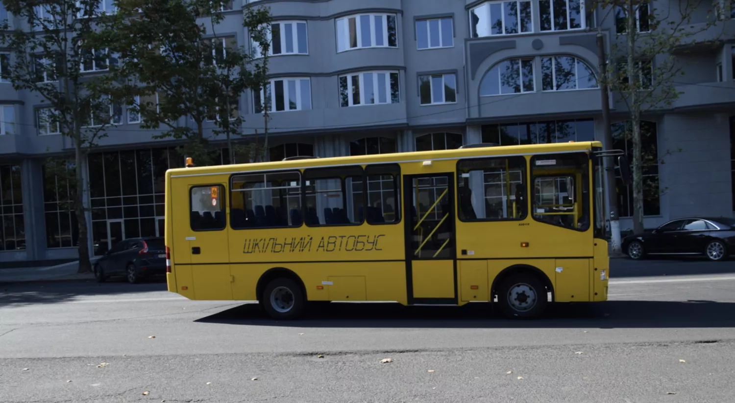 Шкільний автобус у Миколаєві, серпень 2019 року, архівне фото «МикВісті»