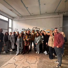 Французькі художники з Бордо відвідали Миколаїв. Фото: Миколаївська міська рада