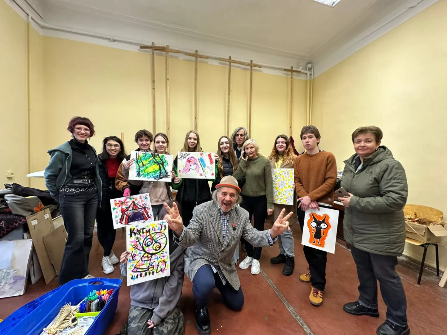 Французькі художники з Бордо відвідали Миколаїв. Фото: Миколаївська міська рада