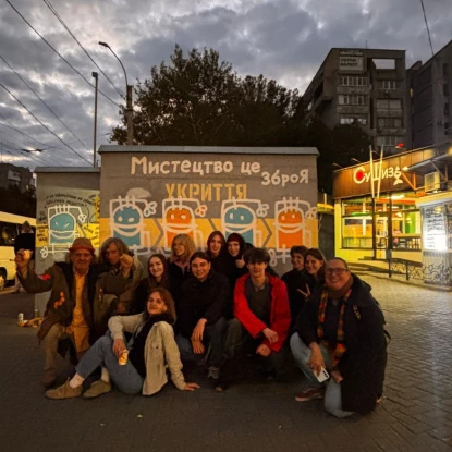 Французькі художники з Бордо відвідали Миколаїв. Фото: Миколаївська міська рада