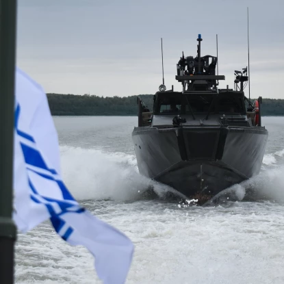 Новий катер Combat Boat  від Швеції та Норвегії. Фото: Командувач ВМС ЗС України / Facebook