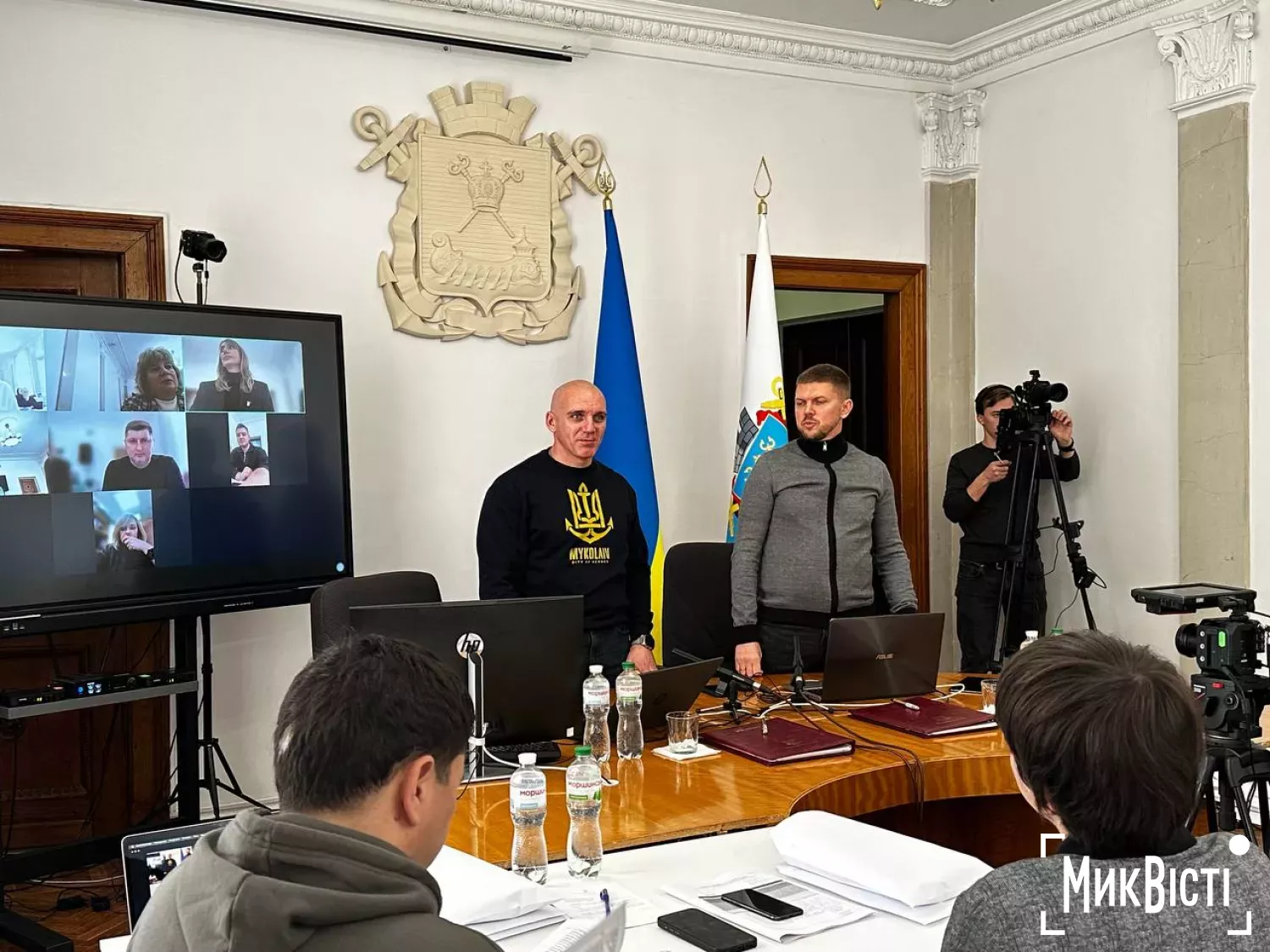 Міськрада Миколаєва зібралась на офлайн-сесію. Фото: «NikVesti»