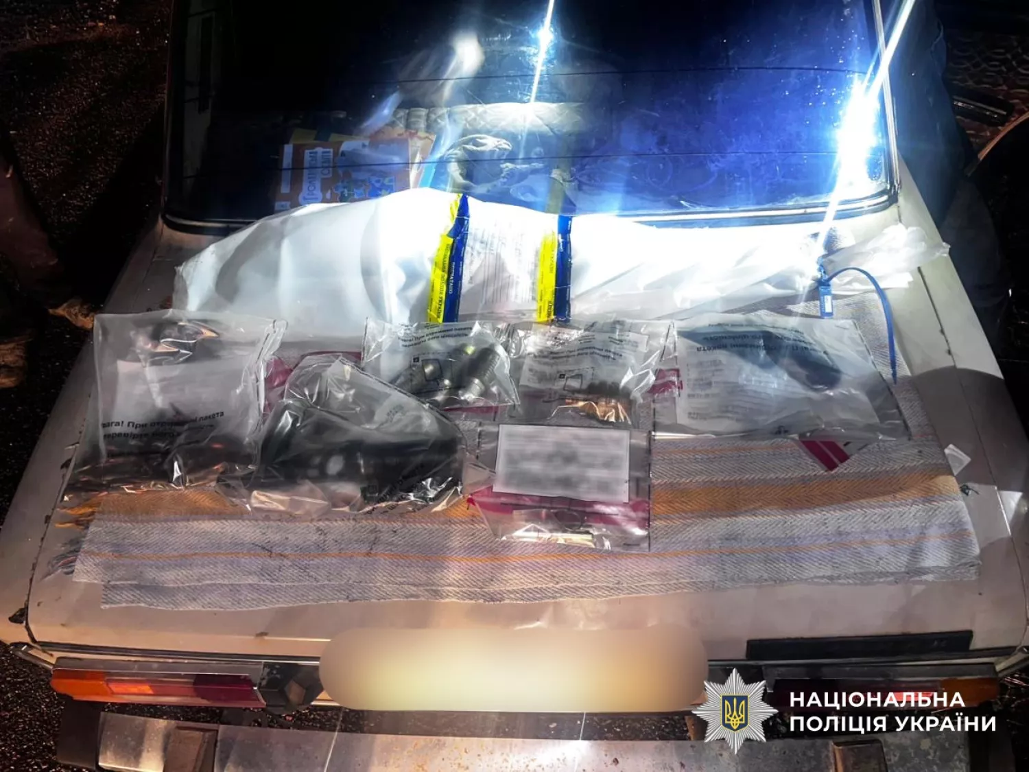 На Баштанищі затримали чоловіка за незаконне зберігання зброї. Фото: ГУ Нацполіції в Миколаївській області