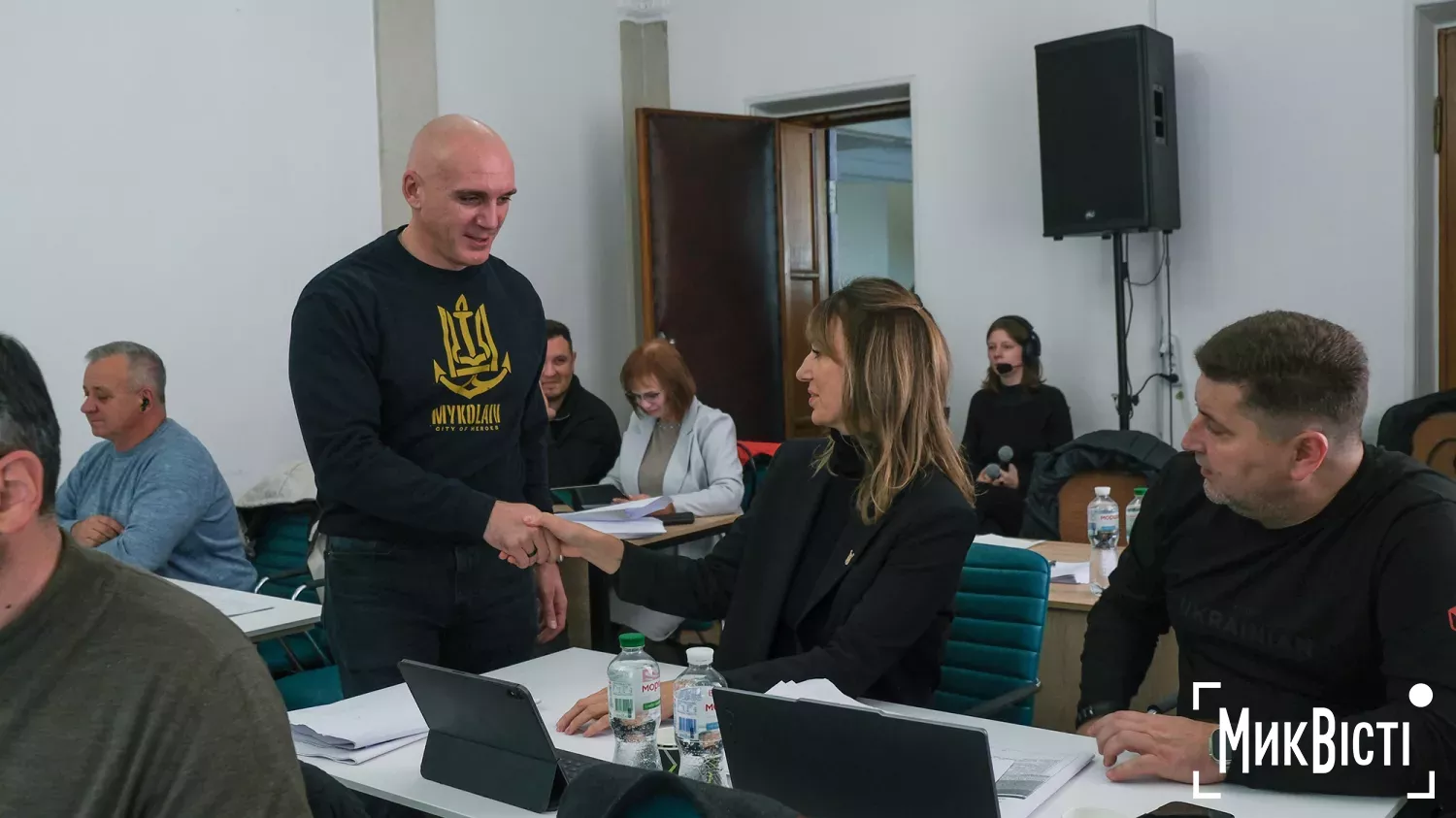 Мер Миколаєва Олександр Сєнкевич та депутатка Тетяна Домбровська, фото НикВести