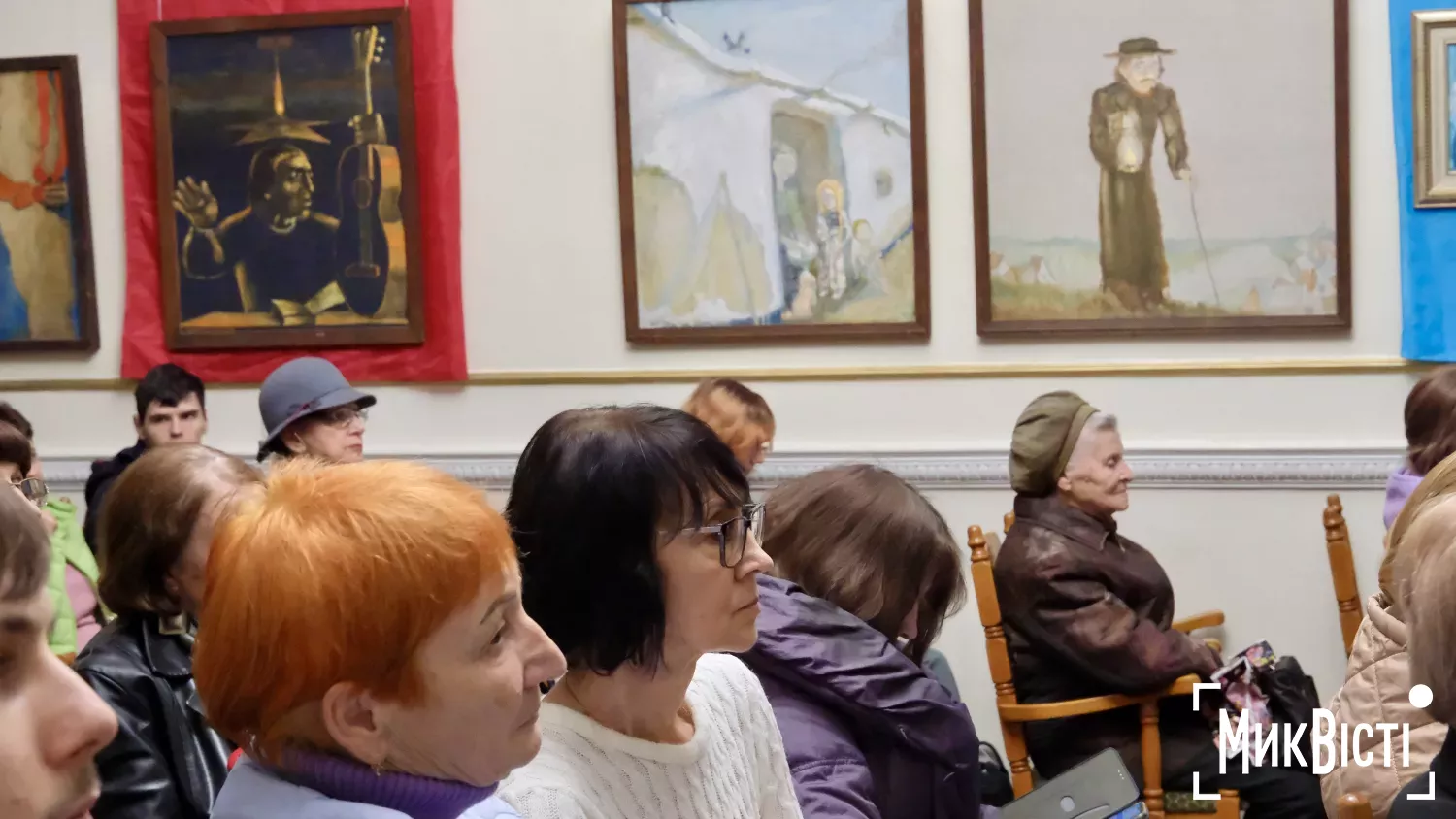 Відкриття виставки живописця Олександра Матійка у Миколаєві. Фото: «МикВісті»