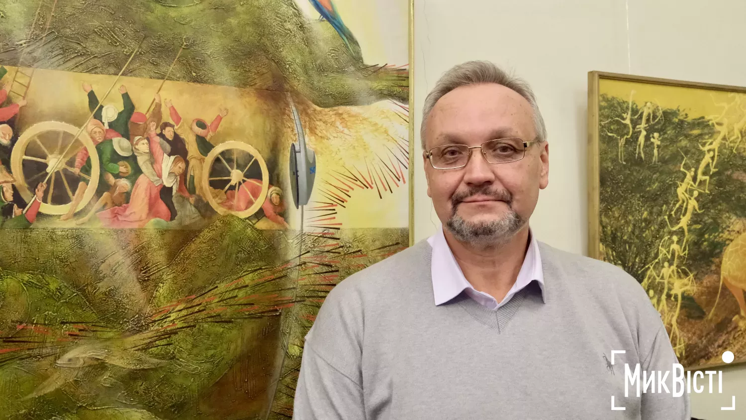 Відкриття виставки живописця Олександра Матійка у Миколаєві. Фото: «МикВісті»