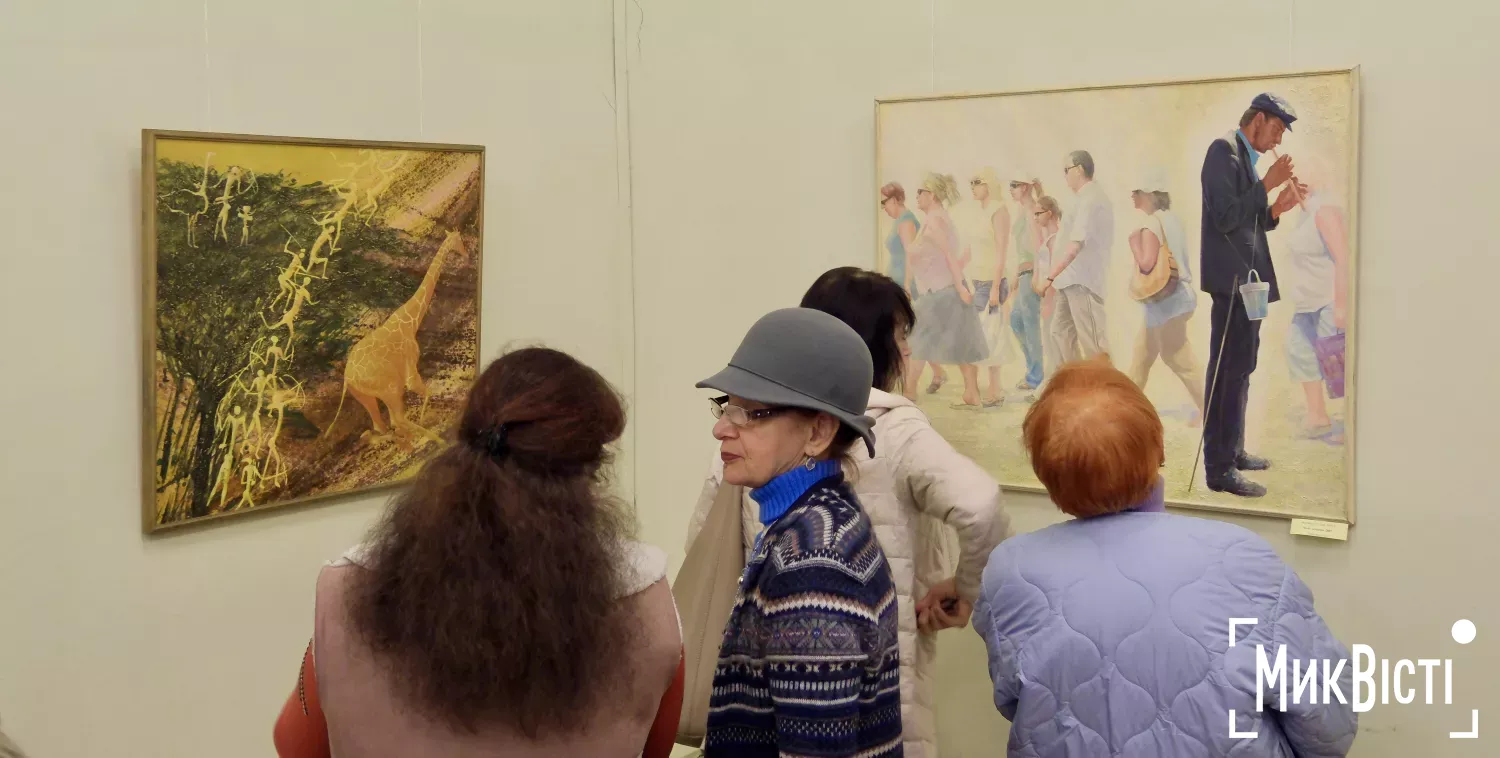 Відкриття виставки живописця Олександра Матійка у Миколаєві. Фото: «МикВісті»