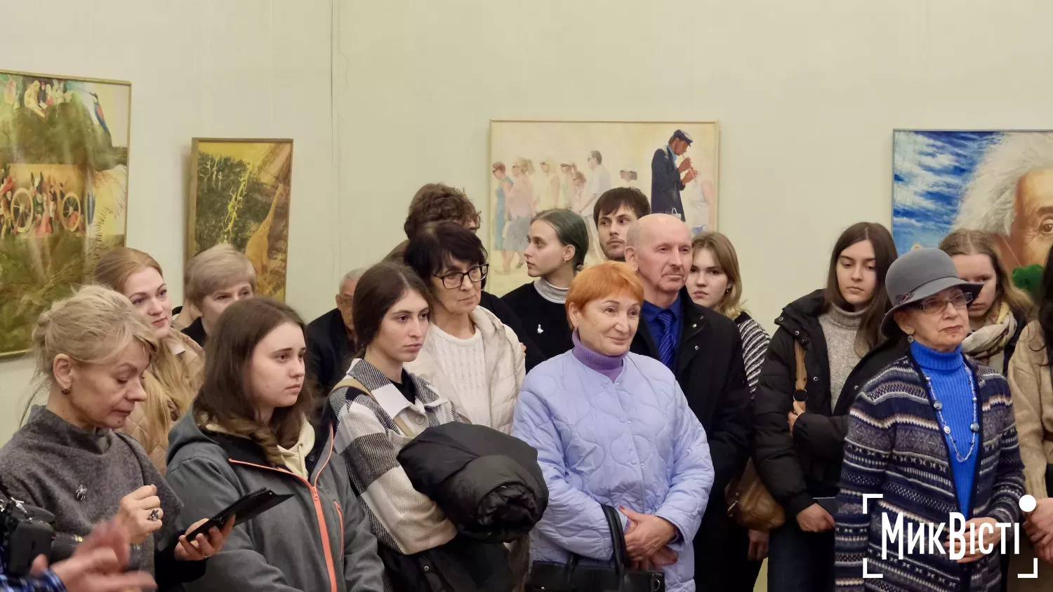 Відкриття виставки живописця Олександра Матійка у Миколаєві. Фото: «МикВісті»