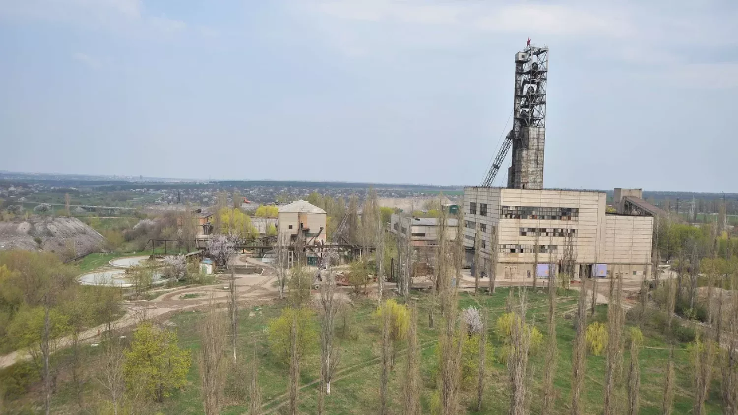 Центральний копер шахти «Інгульська». Фото: ДП «Східний гірничо-збагачувальний комбінат»