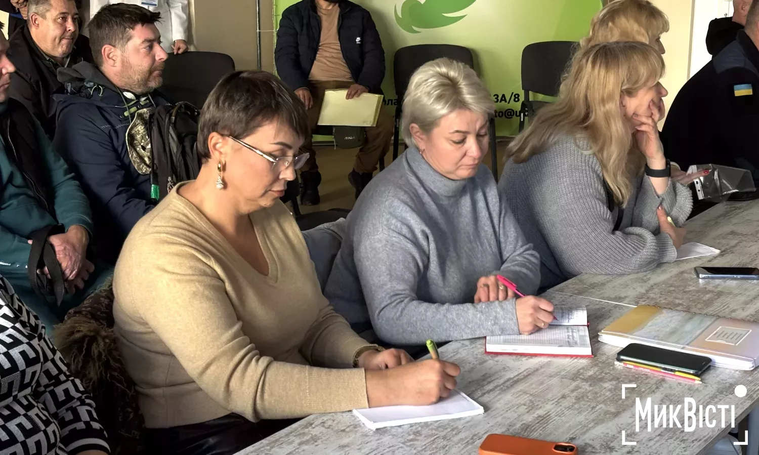 Зустіч роботодавці та ветеранів у Миколаївському міському центі підтримки ветеранів. Фото: «МикВісті»